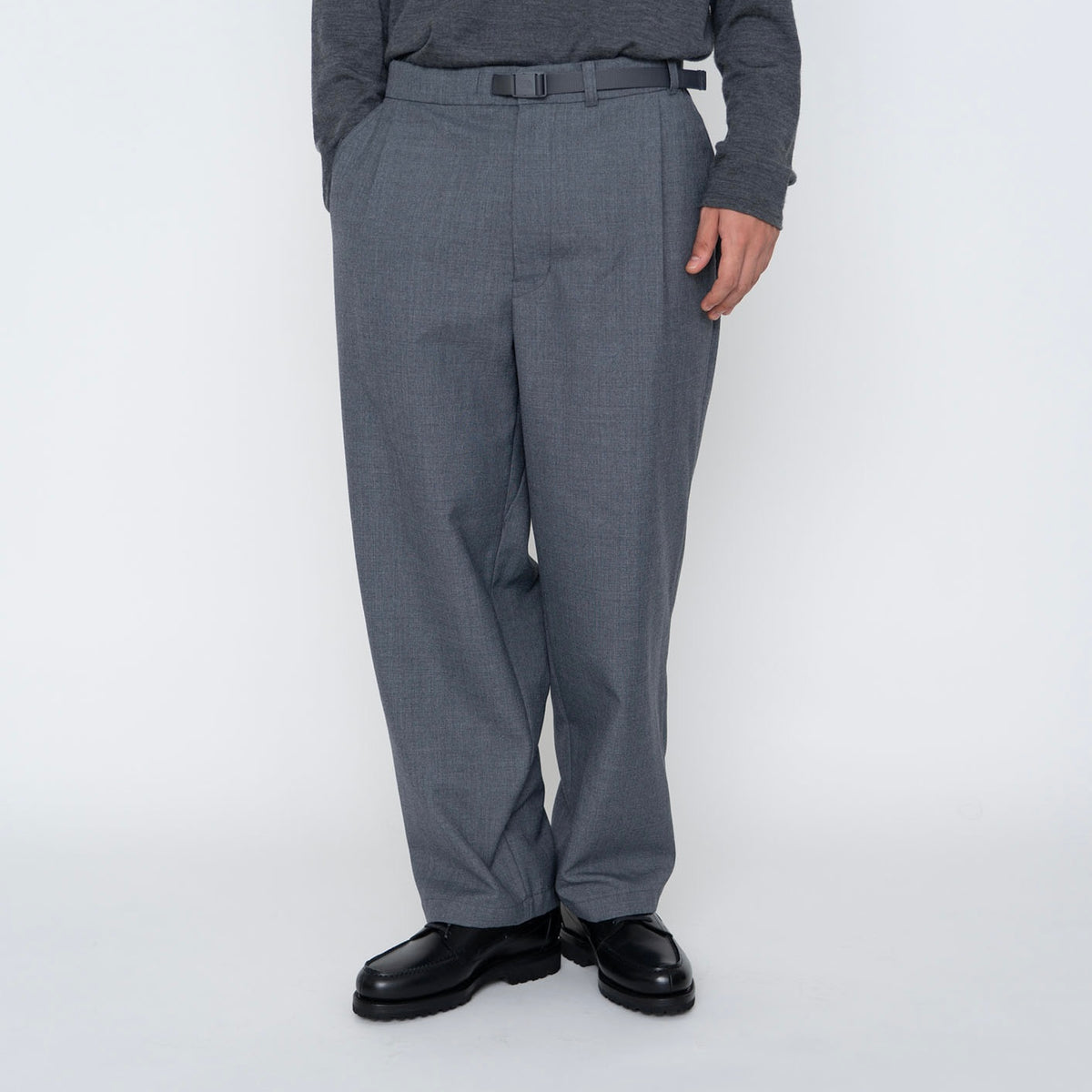 THE NORTH FACE PURPLE LABEL】Polyester Wool Oxford Wide Tapered