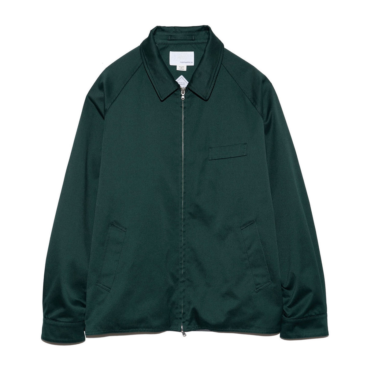 nanamica】WINDSTOPPER Chino Crew Jacket Green – briwn