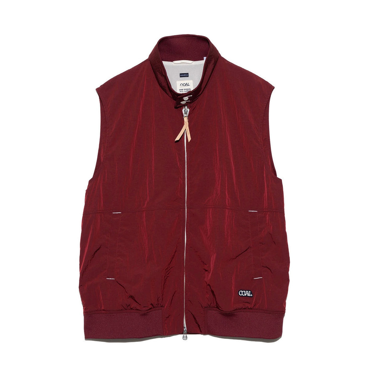 nanamica】Zip Up Wind Vest Red – briwn