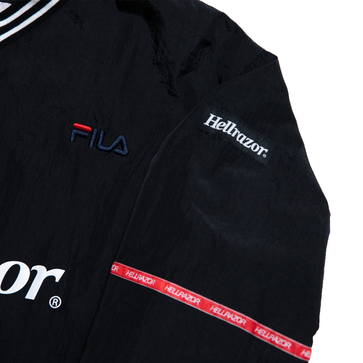 FILA×Hellrazor Pull Over Nylon Jacket FILA×Hellrazor Pull Over Nylon Jacket FILA HELLRAZOR