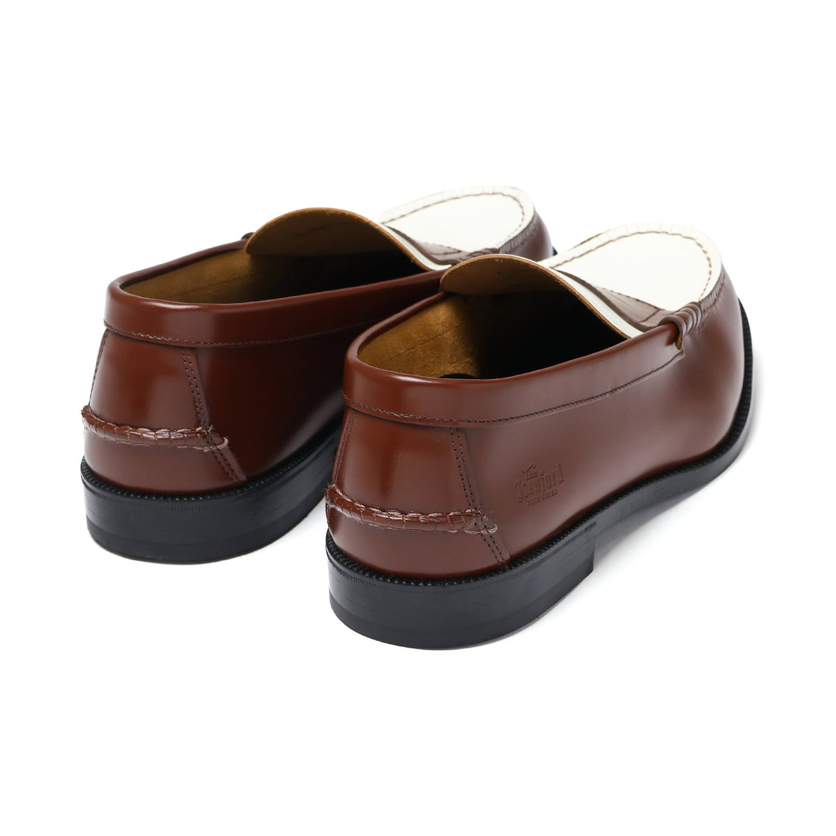 The Kenford Fineshoes】COMBI LOAFERS Dark Brown/White – briwn