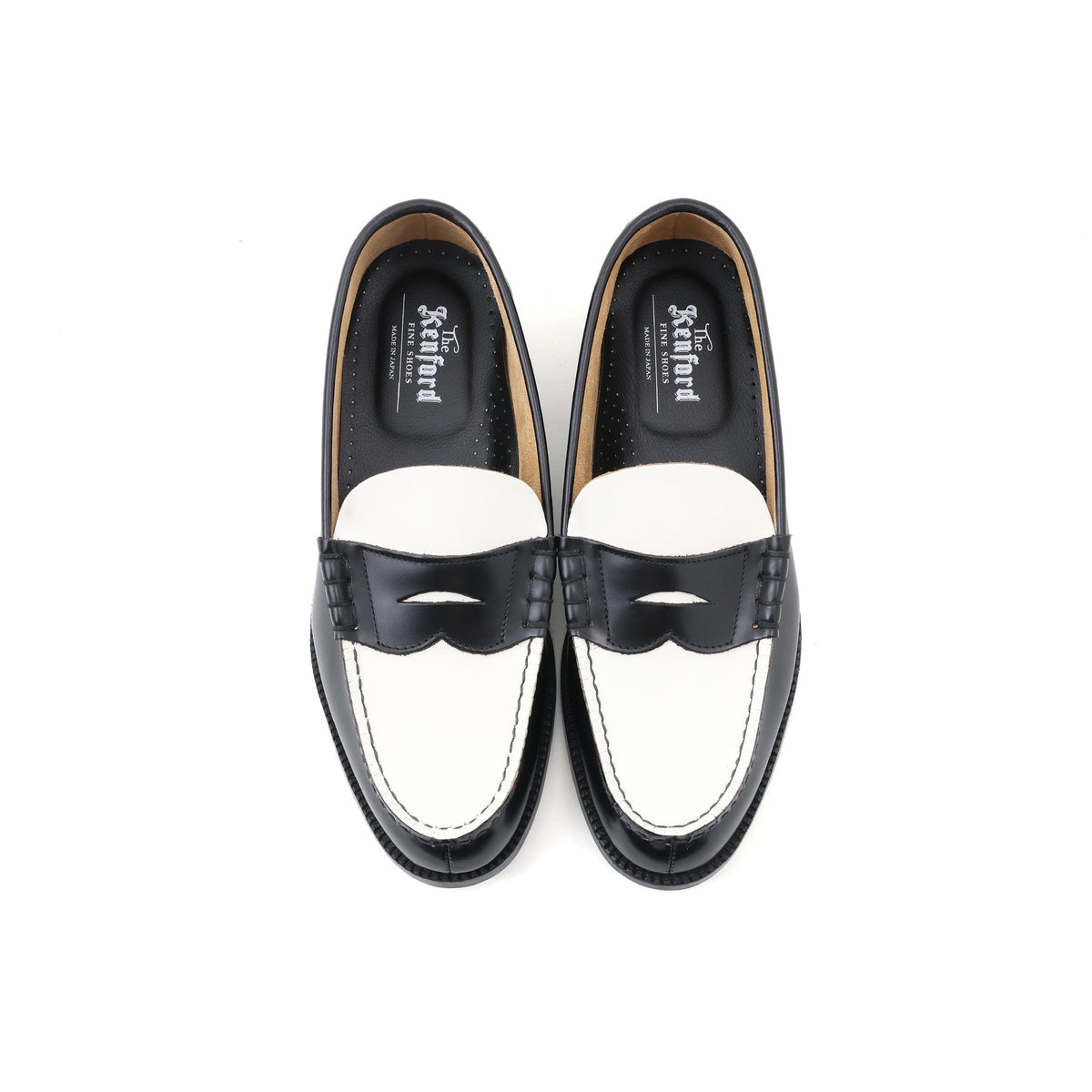 The Kenford Fineshoes】COMBI LOAFERS Black/White – briwn