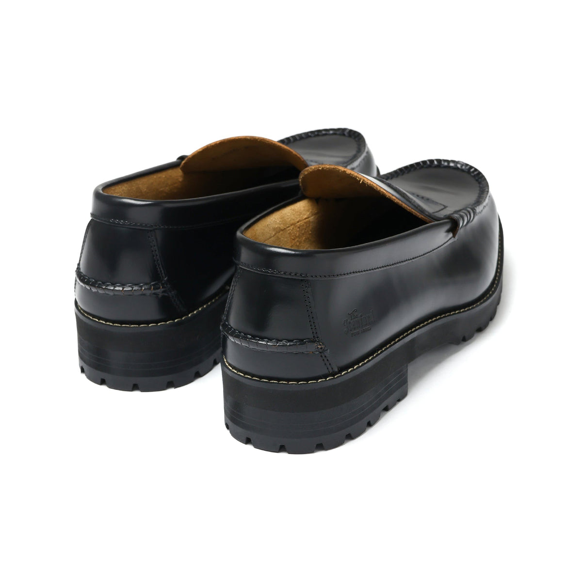 【The Kenford Fineshoes】TANK SOLE LOAFERS Black