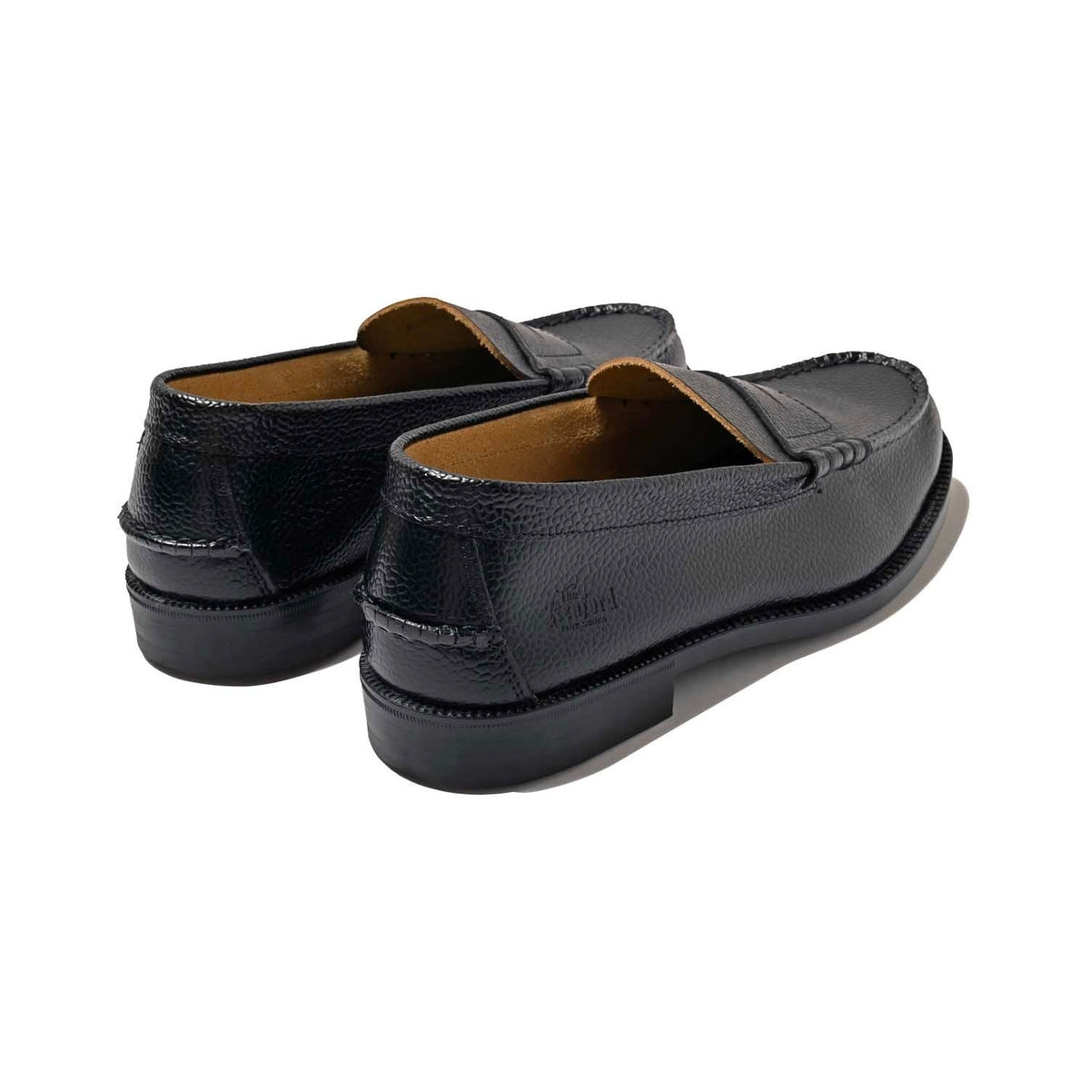 The Kenford Fineshoes】EMBOSSED LOAFERS Black Scotch Grain – briwn