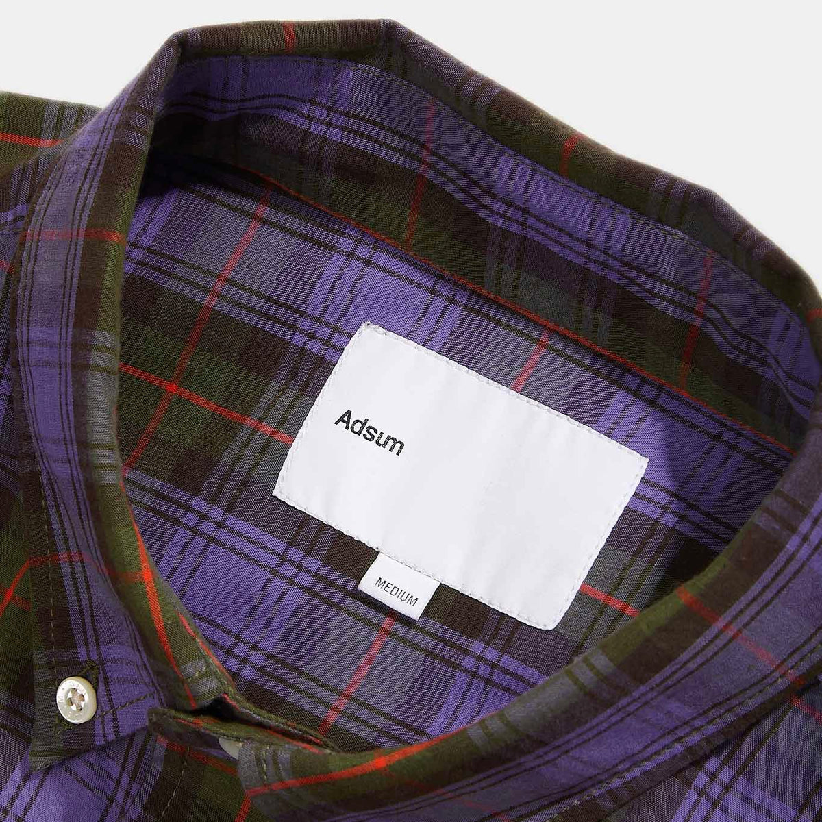 Adsum】Premium Button Down - Cheeks Tartan Plaid – briwn