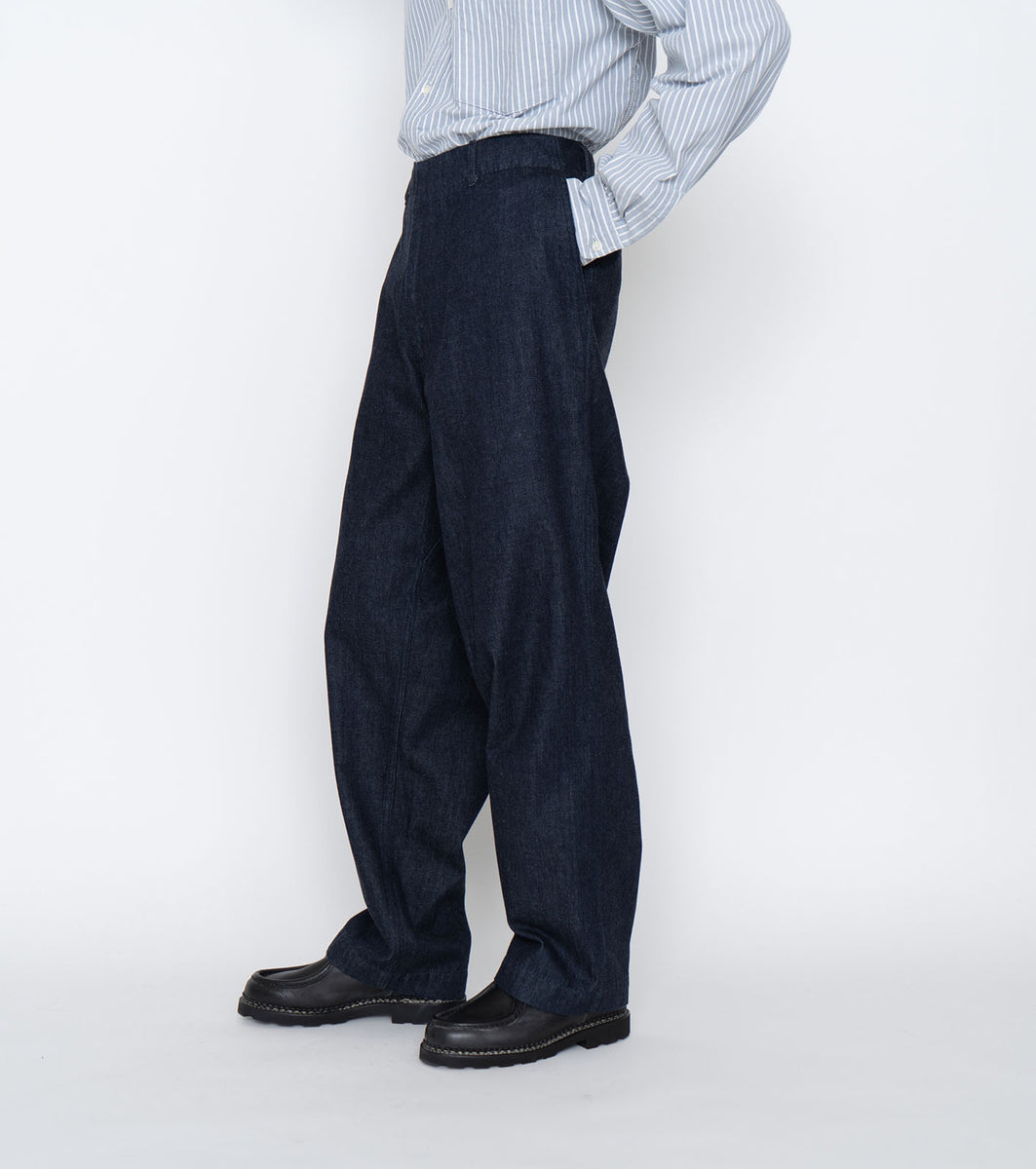 nanamica】Wide Denim Pants INDIGO – briwn