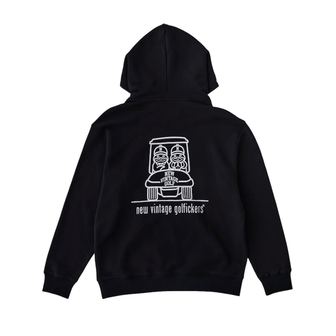 NEW VINTAGE GOLF】NVG × Golfickers go hole? Sweat Hoodie BLACK – briwn