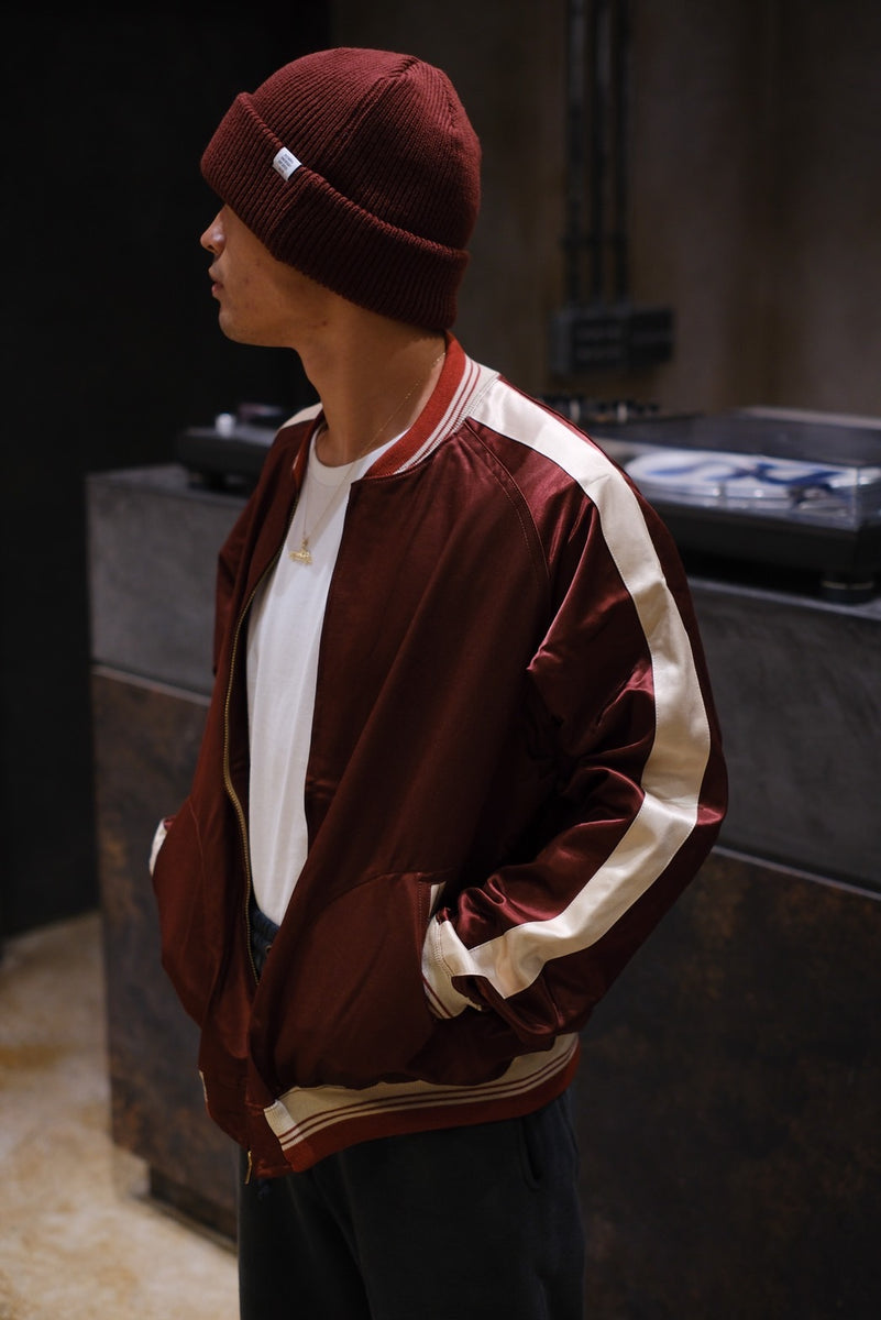BOW WOW BEATLE MANIA 震わせる SATIN SPORTS JACKET BOW WOW BEATLE MANIA 震わせる SATIN SPORTS JACKET