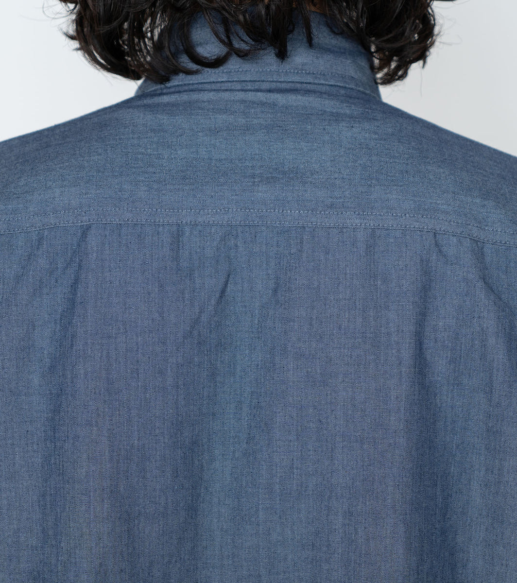THE NORTH FACE PURPLE LABEL】Indigo Chambray Field Shirt – briwn