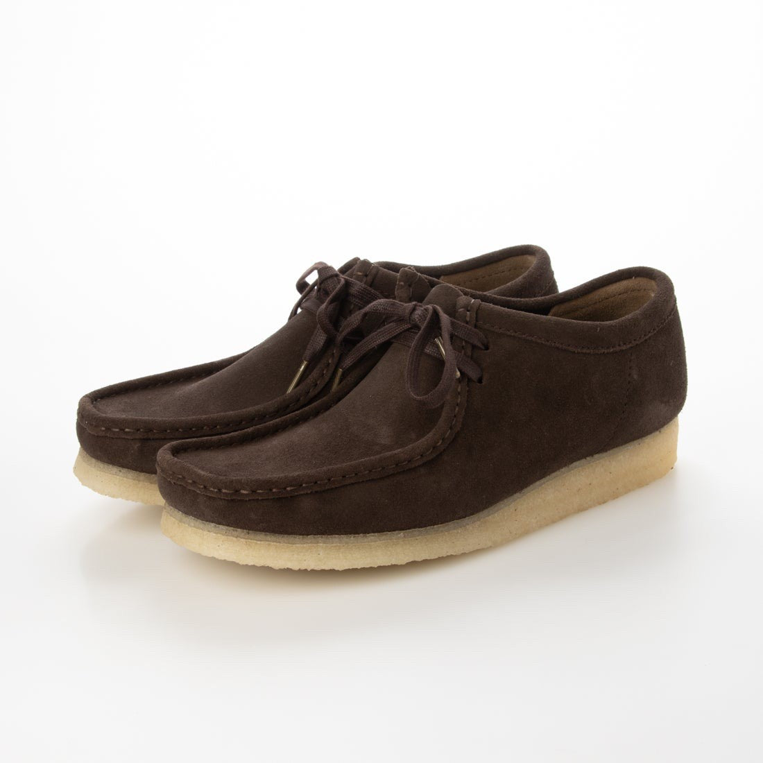 Clarks wallabee 2025 brown suede