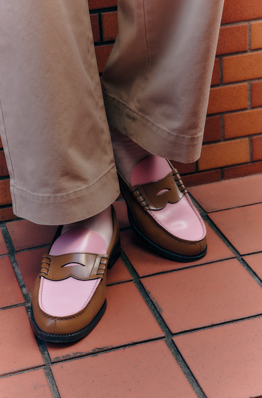 【briwn exclusive】The Kenford fineshoes Combi Loafer 
