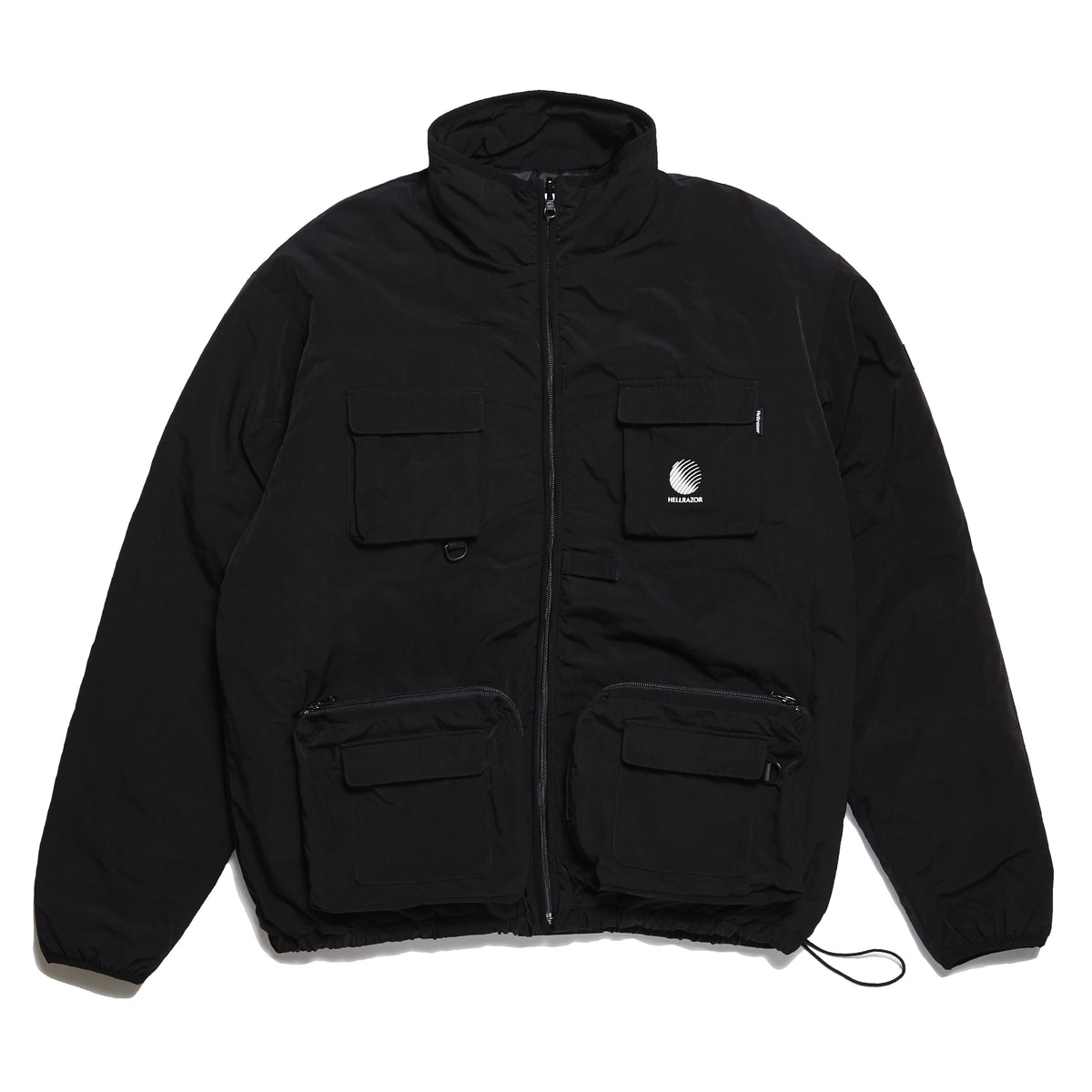 【HELLRAZOR】REVERSIBLE ARMY CARGO PUFF JACKET BLACK – briwn