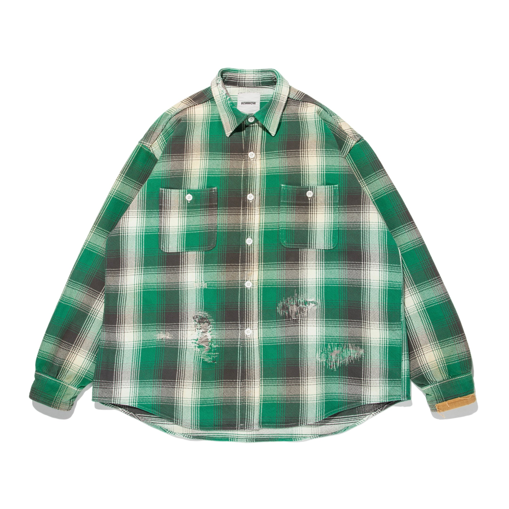 BOW WOW】HEAVY WEIGHT FLANNEL SHIRTS AGING – briwn