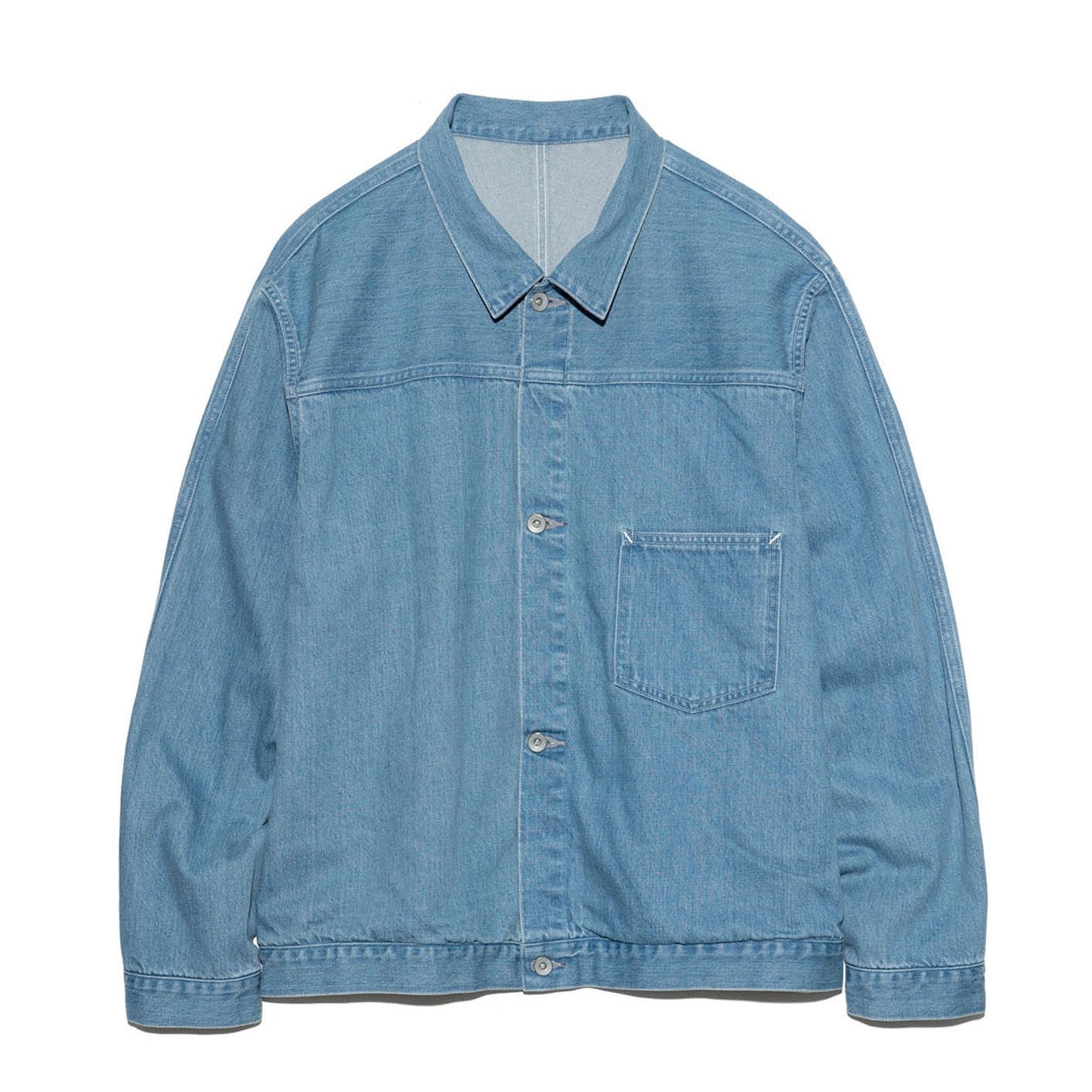 nanamica】Short Denim Jacket Indigo Bleach – briwn