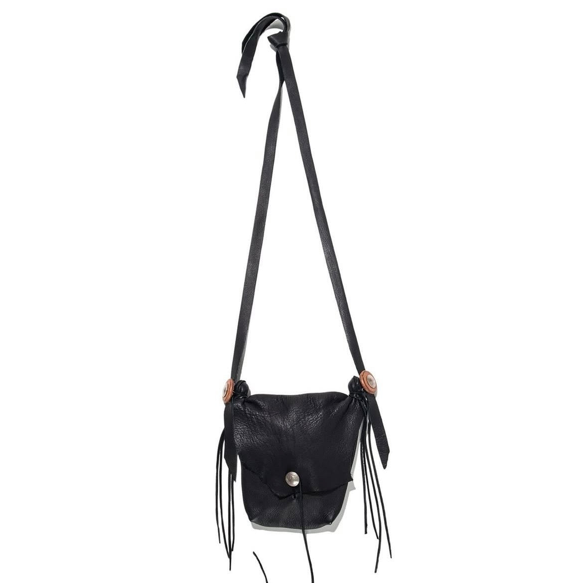 BOW WOW】DEER SKIN BAG BLACK – briwn