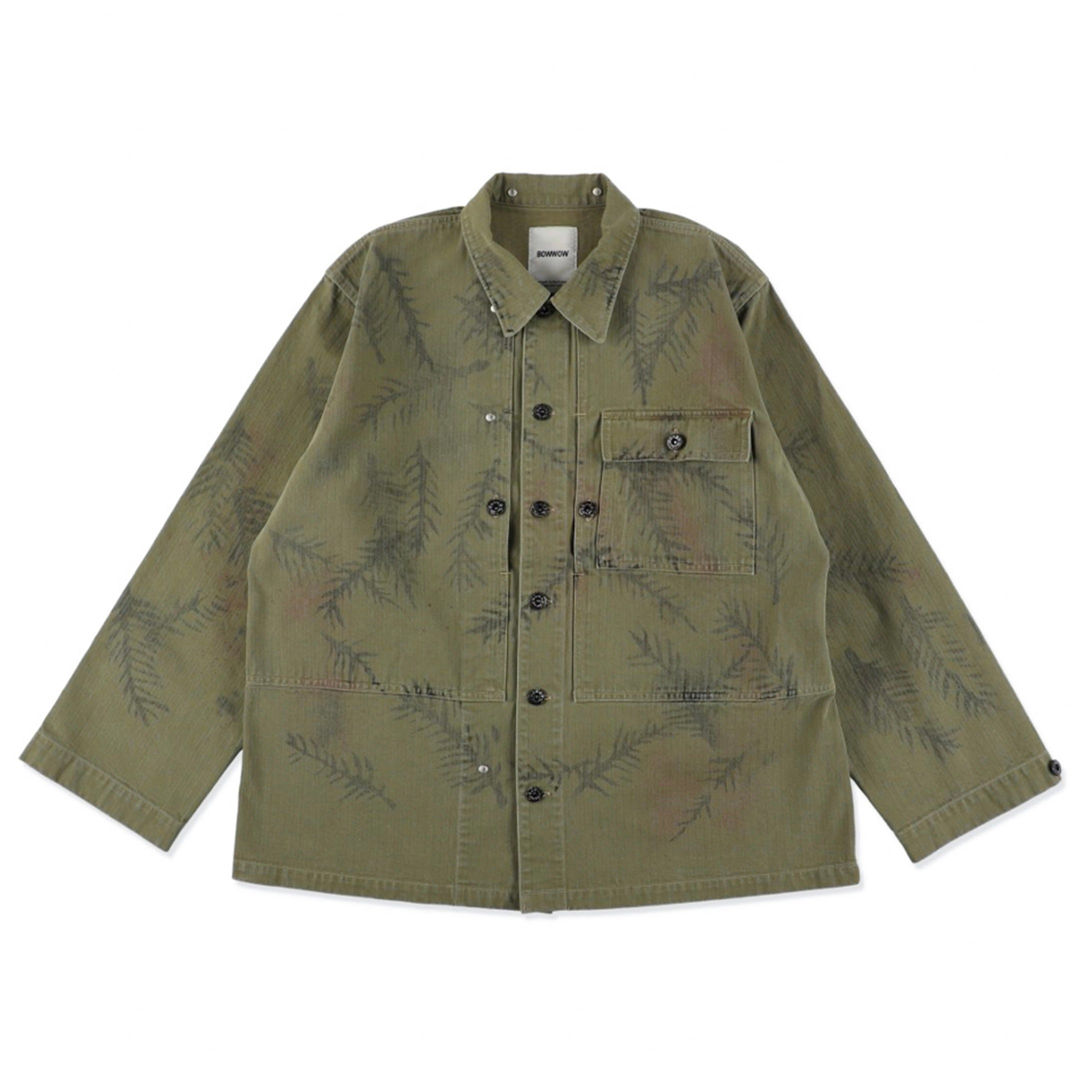 BOW WOW】USMC M44 HBT CAMO SPRAY JACKET AGED – briwn