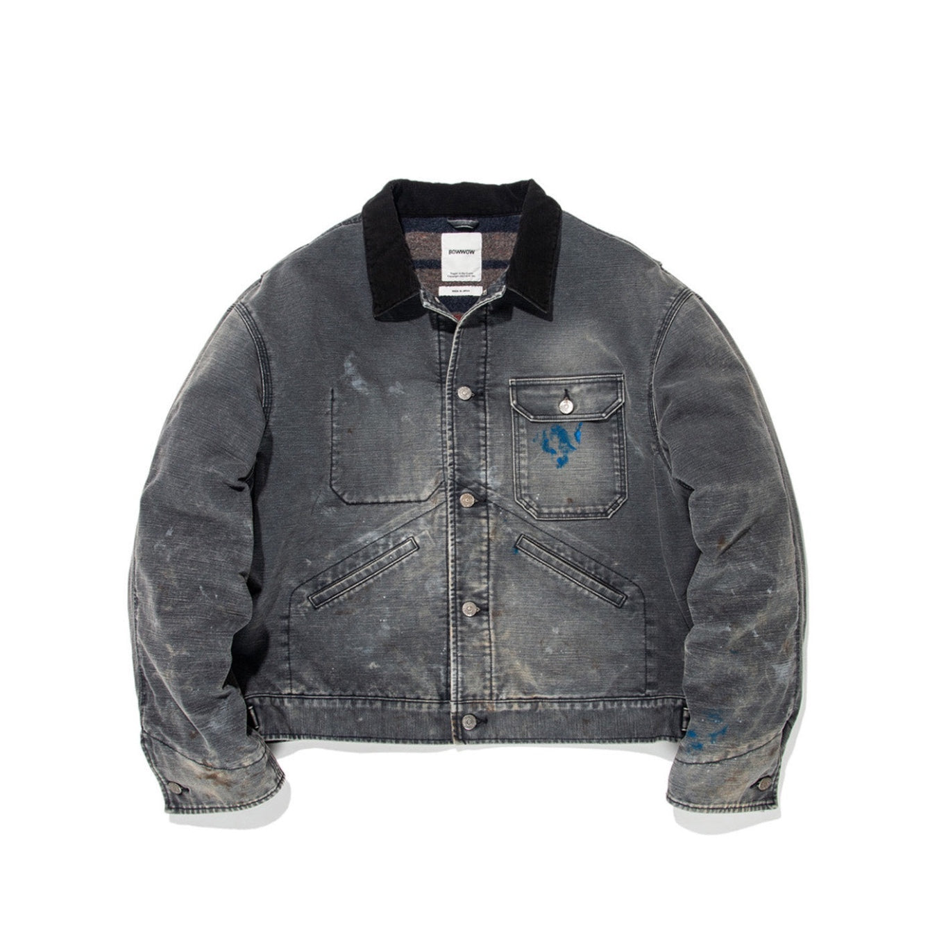 BOW WOW】BLANKET LINED DUCK JACKET AGEING – briwn