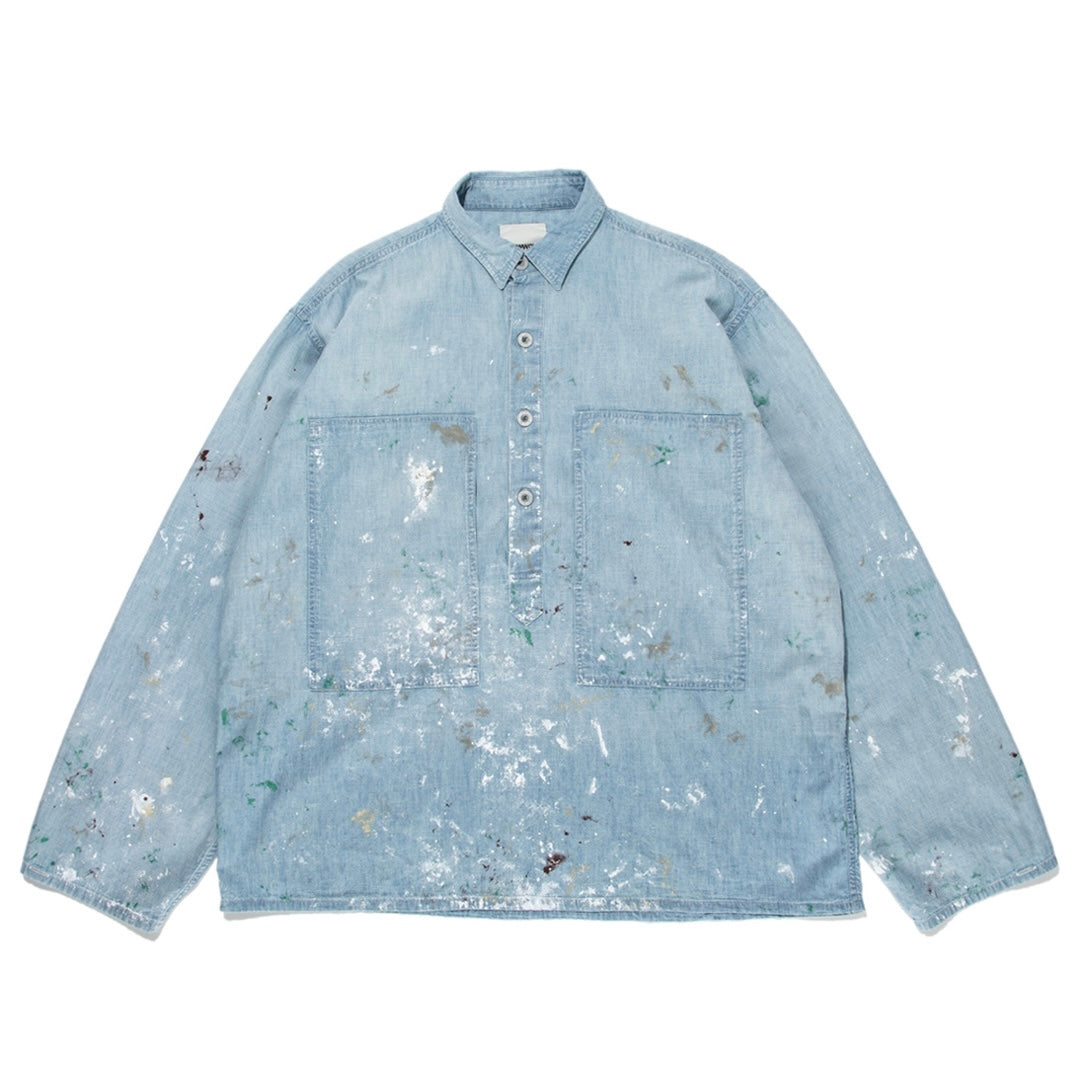 新品 BOWWOW US ARMY P/O CHAMBRAY SHIRTS