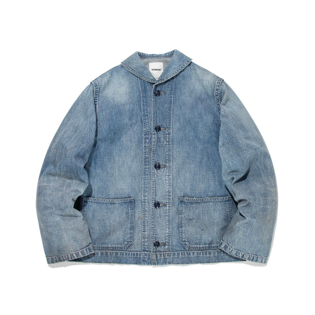 ジャケット・アウター BOWWOW USN M43 DUNGAREE JUMPER, SHAWL CO BOW WOW】USN M43 DUNGAREE JUMPER,SHAWL COLLAR – briwn