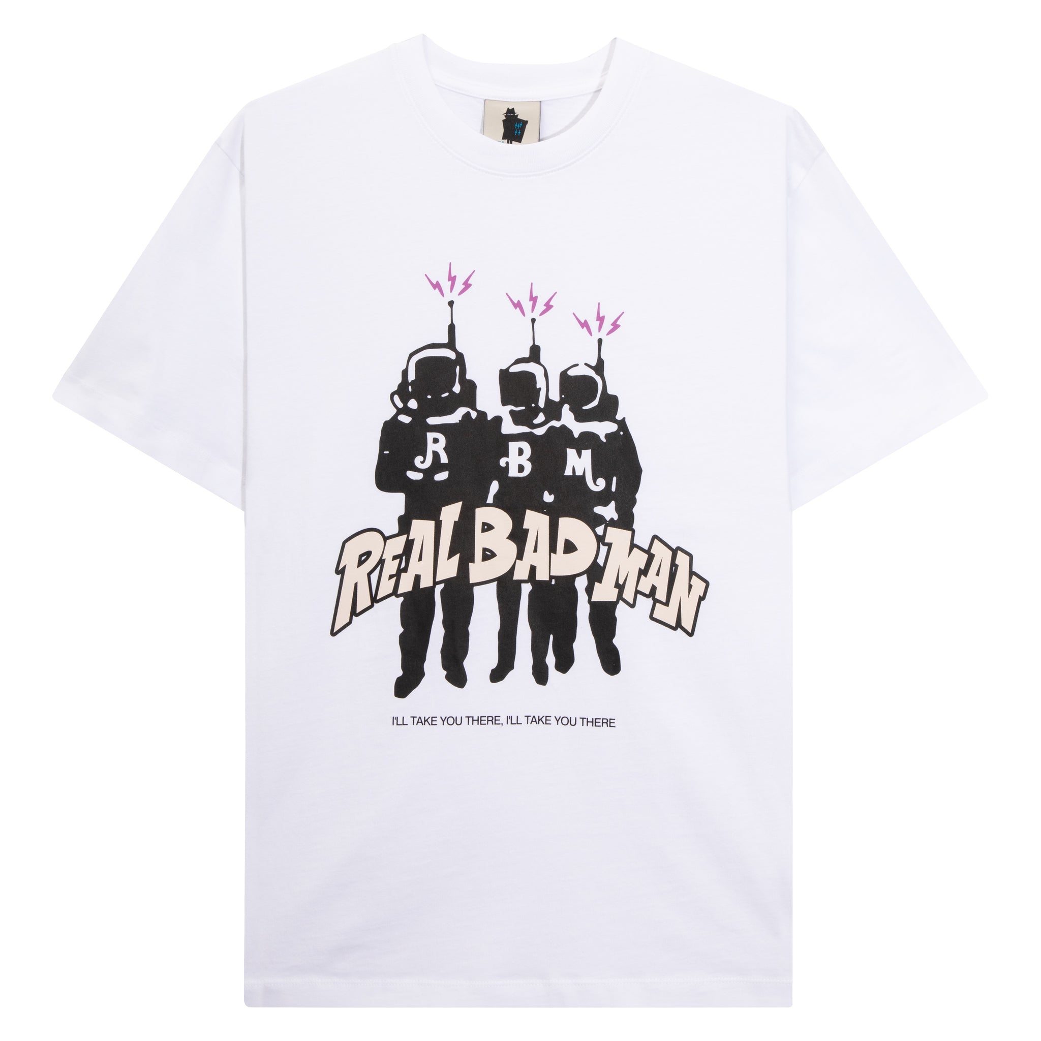 【Real Bad Man】SLIGHT DISORDER SS TEE White