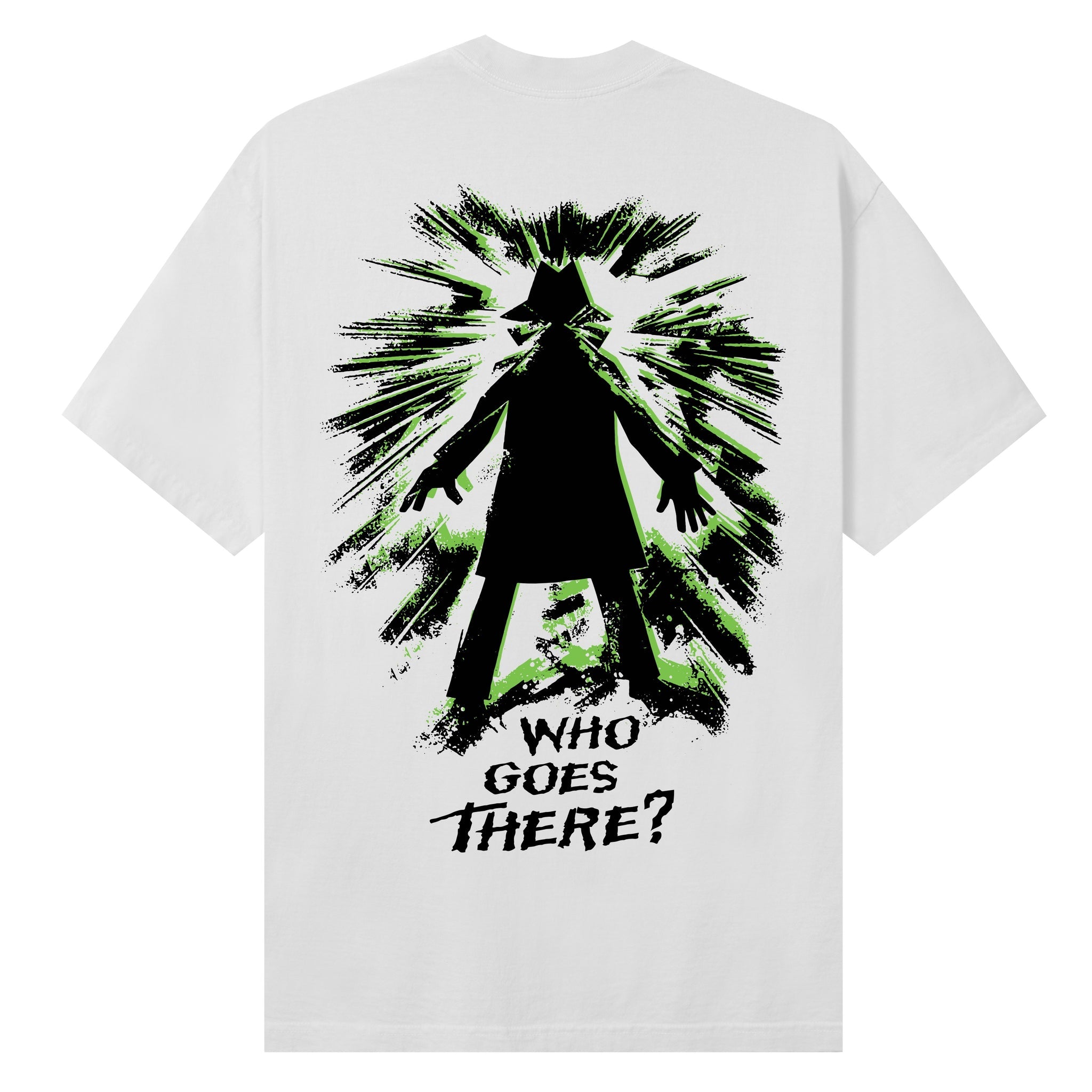 Real Bad Man】WHO GOES THERE SS TEE White – briwn