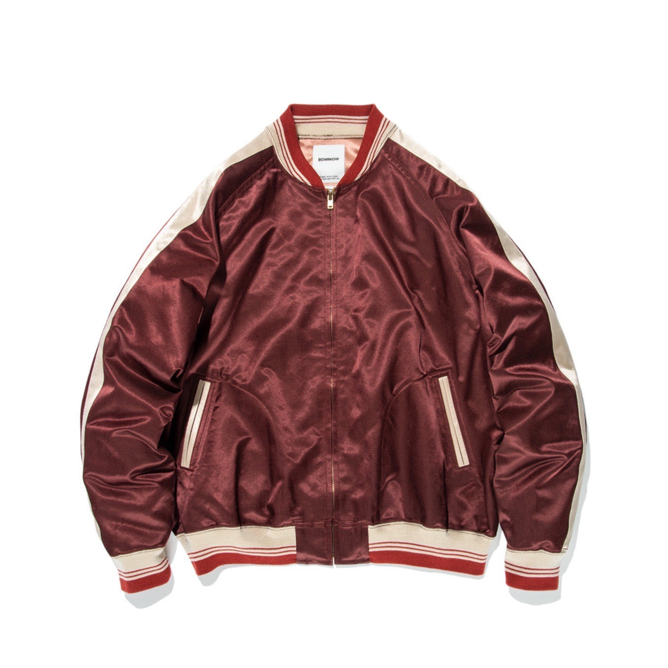 ジャケット・アウター BOW WOW BEATLE MANIA SATIN SPORTS JACKET BOW WOW】BEATLE MANIA SATIN SPORTS JACKET – briwn