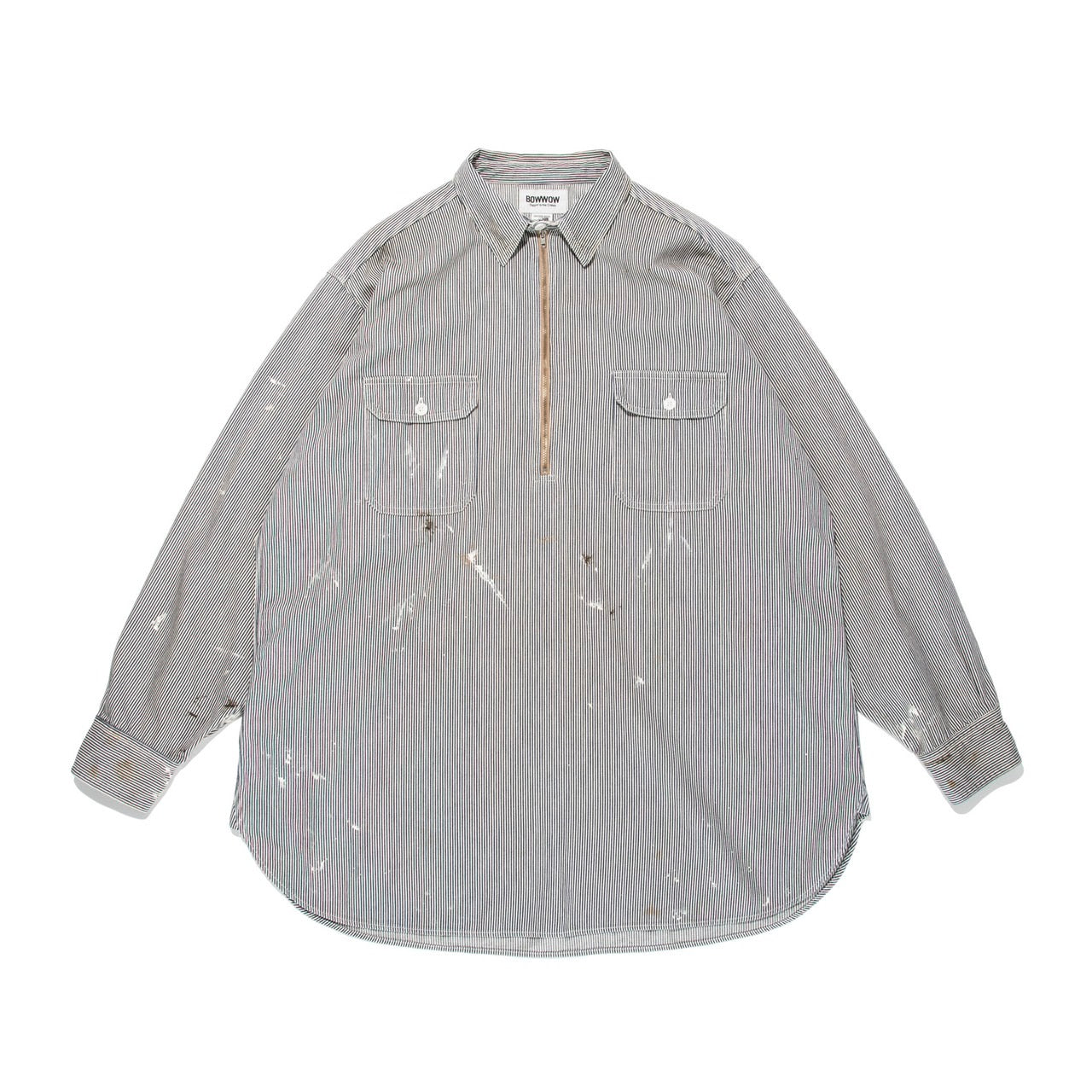 BOW WOW】WORK HICKORY STRIPE PO SHIRTS – briwn