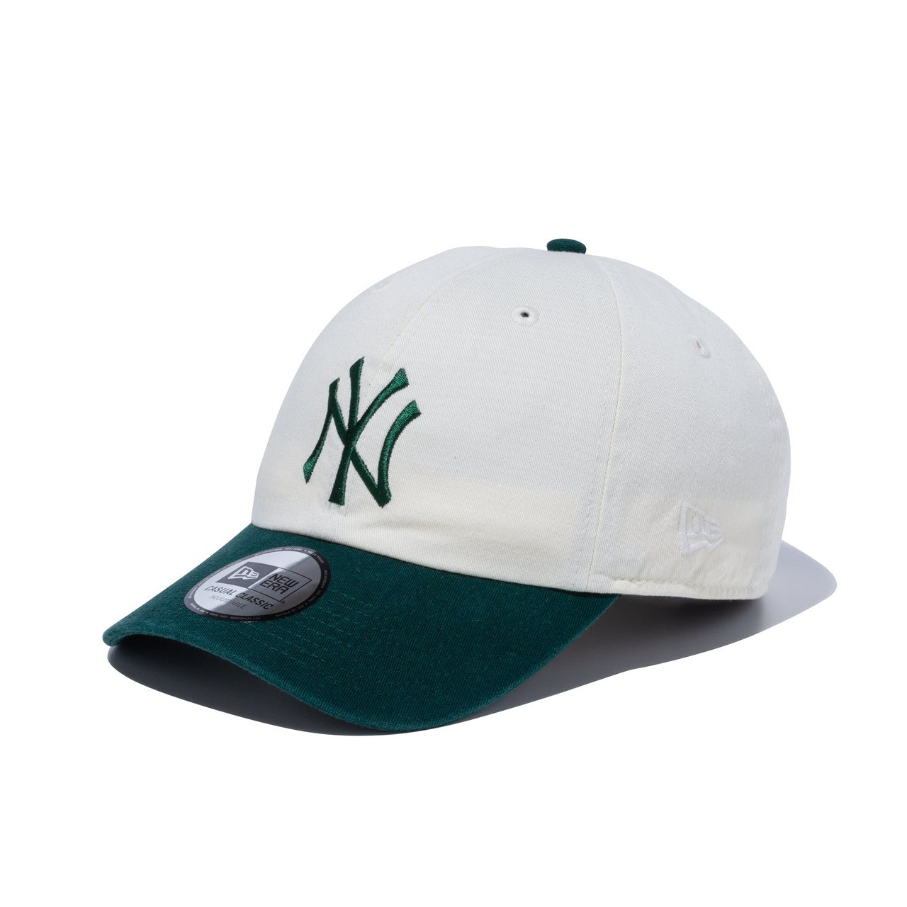 briwn exclusive】NEWERA Casual Classic NewYork Yankees Dark Green/Chro